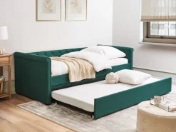 Beliani Sivupoyta Metalli Valkoinen Saxon Cheap