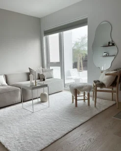 Beliani Sivupoyta Metalli Valkoinen Saxon Cheap