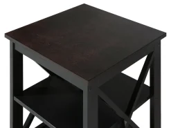 Beliani Sivupoyta Musta Foster Sale