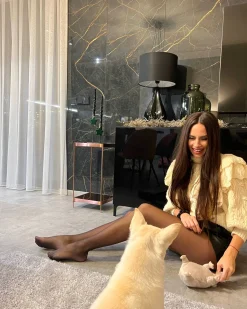 Beliani Sivupoyta Peililasitasolla Metalli Korkea Kupari Alsea Store