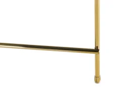 Beliani Sivupoyta Peililasitasolla Rauta Kulta Lucea Hot