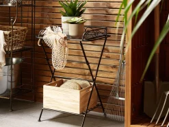 Beliani Sivupoyta Rauta Musta Ancud Hot