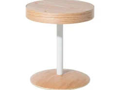 Beliani Sivupoyta Säilytystila Vaalea Puu/Valkoinen Oregon Outlet