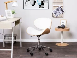 Beliani Sivupoyta Säilytystila Vaalea Puu/Valkoinen Oregon Outlet