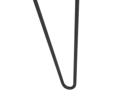 Beliani Sivupoyta Tiikki Tumma Puu/Musta Bondiss Best Sale