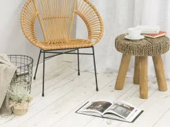 Beliani Sivupoyta Tiikki Vaaleanruskea Kelsey Discount