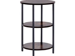 Beliani Sivupoyta Tumma Puu/Musta Tolar Online