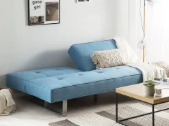 Beliani Sivupoyta Vaalea Puu/Musta Delano Outlet