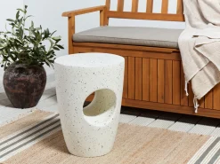 Beliani Sivupoyta Valkoinen Edolo Clearance