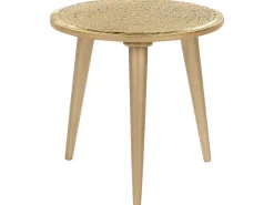 Beliani Sivupoytasetti Mangopuu Kulta 2 Kpl Narra Best Sale