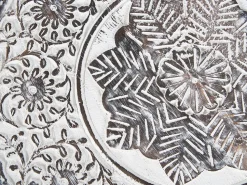 Beliani Sivupoytasetti Mangopuu Luonnonvalkoinen 2 Kpl Adro Sale