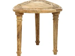 Beliani Sivupoytasetti Mangopuu Vaalea Puu 2 Kpl Saora Store