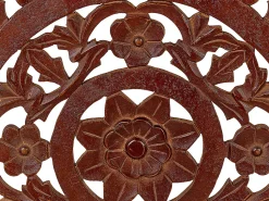 Beliani Sivupoytasetti Tumma Puu 2 Kpl Shukur Store