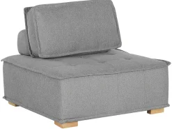 Beliani Sohvan Osa 1-Istuttava Harmaa Tibro Best