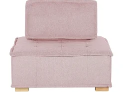 Beliani Sohvan Osa 1-Istuttava Vaaleanpunainen Tibro Fashion