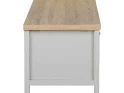 Beliani Sohvapoyta 2 Laatikkoa Vaaleanharmaa/Vaalea Puu Clio Cheap