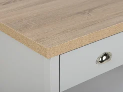 Beliani Sohvapoyta 2 Laatikkoa Vaaleanharmaa/Vaalea Puu Clio Cheap