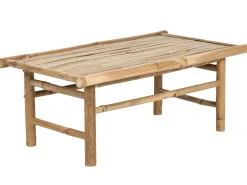 Beliani Sohvapoyta Bambu Vaalea Puu Todi Shop