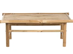 Beliani Sohvapoyta Bambu Vaalea Puu Todi Shop