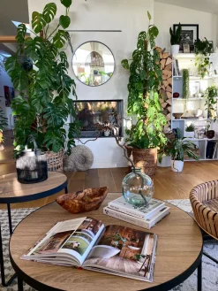 Beliani Sohvapoyta Iso Ja Keskikokoinen Vaalea Puu/Musta 2 Kpl Melody Discount