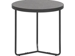 Beliani Sohvapoyta Keskikokoinen Harmaa/Musta Melody Cheap