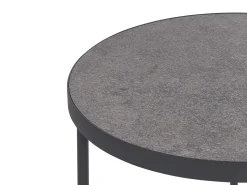 Beliani Sohvapoyta Keskikokoinen Harmaa/Musta Melody Cheap