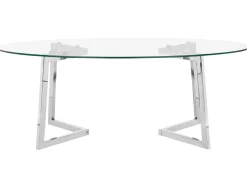 Beliani Sohvapoyta Lasitasolla Teras Hopea Fresno Discount