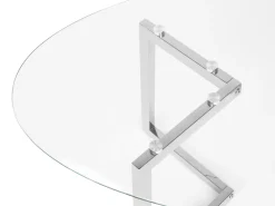 Beliani Sohvapoyta Lasitasolla Teras Hopea Fresno Discount