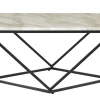 Beliani Sohvapoyta Marmorikuvio Beige/Musta Malibu Best Sale