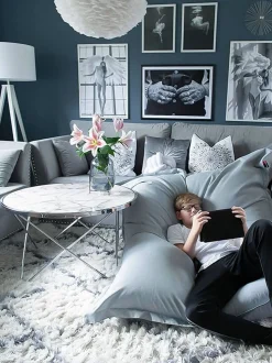 Beliani Sohvapoyta Metalli Marmorikuvio Valkoinen/Hopea Meridian Ii Hot