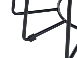 Beliani Sohvapoyta Metalli Marmorikuvio Musta Bernie Best