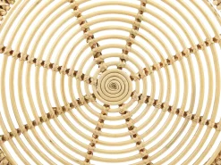 Beliani Sohvapoyta Rottinki Luonnonvari Limni Hot