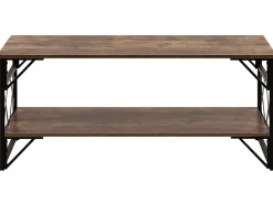 Beliani Sohvapoyta Ruskea/Musta Bolton New