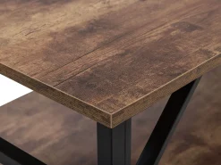 Beliani Sohvapoyta Ruskea/Musta Bolton New