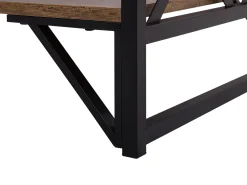 Beliani Sohvapoyta Ruskea/Musta Bolton New