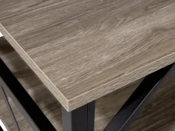 Beliani Sohvapoyta Ruskeanharmaa/Musta Bolton Clearance