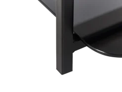 Beliani Sohvapoyta Teras Marmorikuvio Valkoinen/Musta Gloster Best Sale