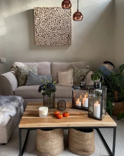 Beliani Sohvapoyta Tiikki Vaalea Puu/Musta Provo Ii Best Sale