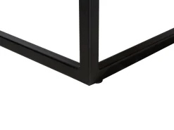 Beliani Sohvapoyta Tiikki Vaalea Puu/Musta Provo Ii Best Sale