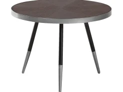 Beliani Sohvapoyta Tumma Puu/Hopea Ramona Hot