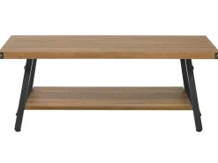 Beliani Sohvapoyta Tumma Puu/Musta Carlin Sale