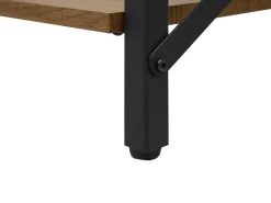 Beliani Sohvapoyta Tumma Puu/Musta Carlin Sale