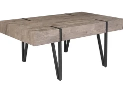 Beliani Sohvapoyta Tumma Puu/Musta Adena Best Sale