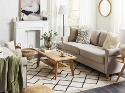 Beliani Sohvapoyta Vaalea Puu Simla Outlet