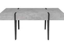 Beliani Sohvapoyta Vaaleanharmaa/Musta Adena Online