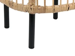 Beliani Sohvapoytasetti Rottinki Luonnonvari 2 Kpl Cesenatico Cheap