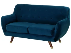Beliani Sohvaryhma Samettinen Sininen Bodo Discount