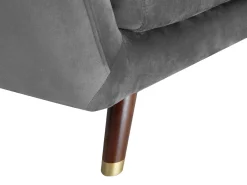 Beliani Sohvaryhma Samettinen Vaaleanharmaa Bodo Fashion