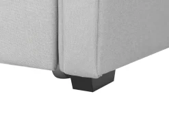 Beliani Sohvasanky Kangas Lisavuode Vaaleanharmaa 80 X 200 Cm Libourne Fashion