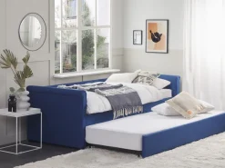 Beliani Sohvasanky Kangas Lisavuode Laivastonsininen 90 X 200 Cm Libourne Shop